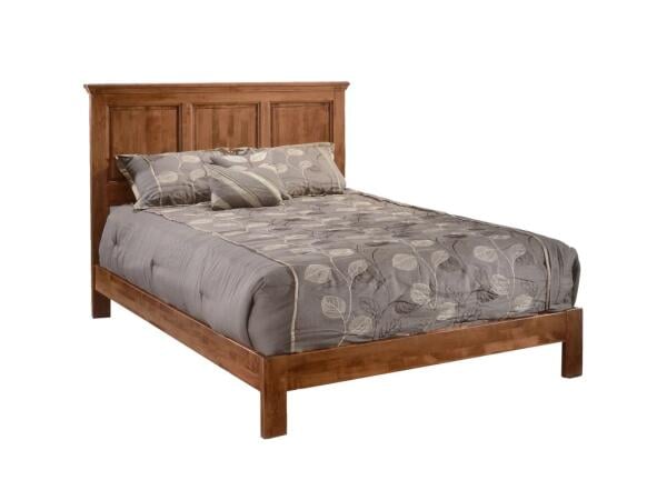 Alder Shaker Queen Raised Panel Bed Beds Archbold Furniture