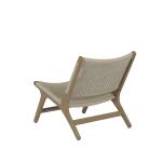 Coastal Teak Cushionless Accent Chair - Image 4