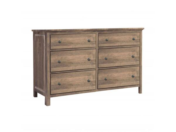 Two West 6 Drawer Double Dresser Dressers Archbold Furniture