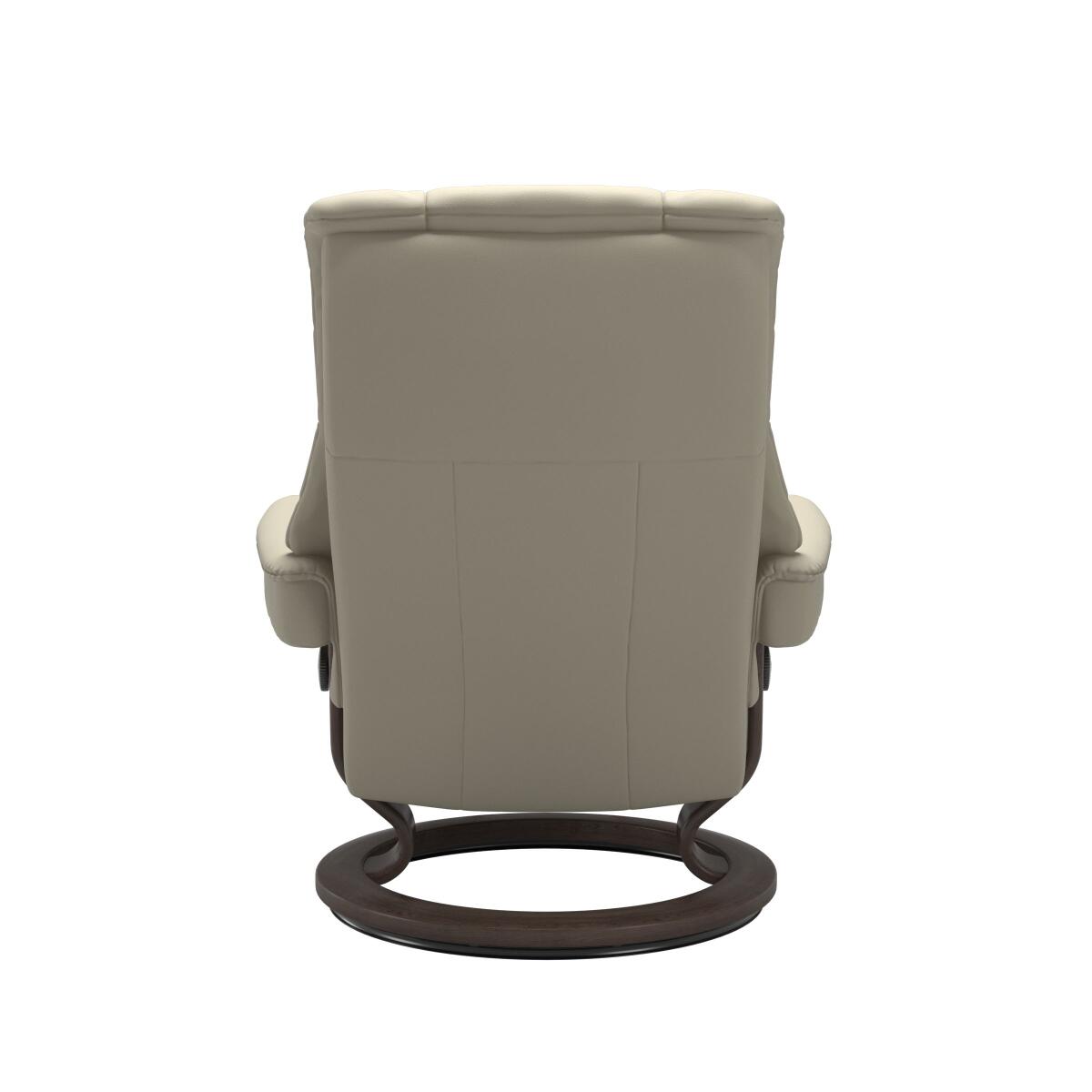 Stressless® Mayfair (L) Classic Base Recliner with Ottoman Recliners Stressless 7