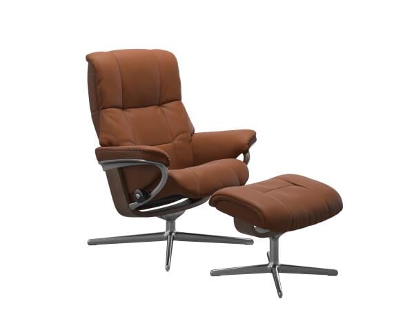 Stressless® Mayfair (L) Classic Base Recliner with Ottoman Recliners Stressless 14