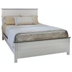 Full Two-tone Shiplap Bed, solid wood