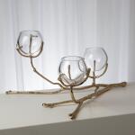 Twig 3 Vase Holder-brass - Image 2