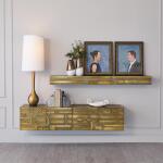 Abstract Block Cabinet-brass - Image 2