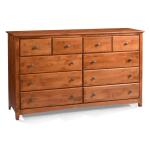 Shaker 10 Drawer Dresser