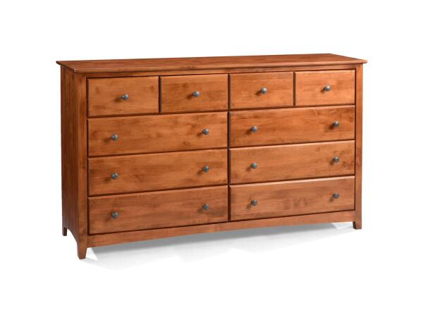 Shaker 10 Drawer Dresser Dressers Archbold Furniture