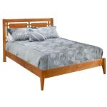 2 West Queen Open Panel Platform Bed