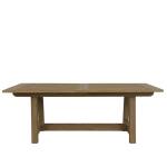 Coastal Teak 79"-118" Dining Table With Leaf Extension