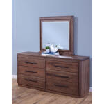 Rialto 6 Drawer Dresser & Mirror - Dresser