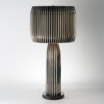 Crimp Table Lamp-antique Nickel