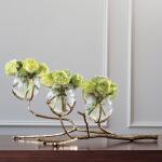 Twig 3 Vase Holder-brass