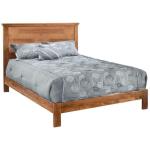 Heritage Queen Solid Alder Plank Bed