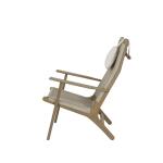 Coastal Teak Cushionless High Back Chair - Image 3
