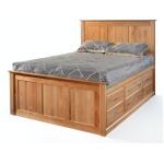 Tall 6 Drawer Pedestal Twin/Full