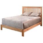 Shaker Queen Shaker Bed with Low Footboard