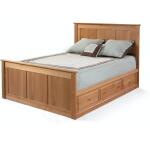 Low 3 Drawer Pedestal Twin/Full