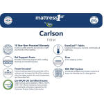 Carlson Firm Mattress California King Back Sleeper 9