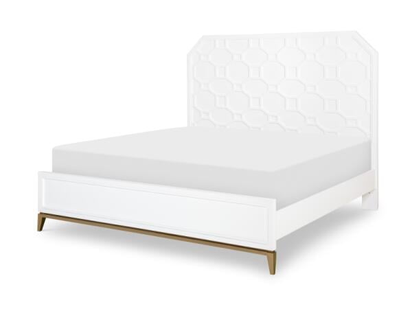 Chelsea by Rachel Ray Lattice Panel Bed King Beds Legacy Classic Furniture