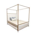 Royce Upholstered Bed w/ Canopy