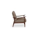 Ellis Leather Accent Chair Chairs Bassett Furniture 8