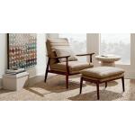 Ellis Leather Accent Chair Chairs Bassett Furniture 9