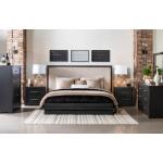 Westwood - Charred Oak Upholstered King Bed - Image 2