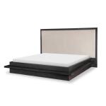 Westwood - Charred Oak Upholstered King Bed