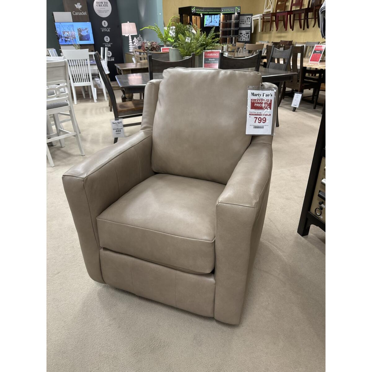 Southern Motion swivel gliding leather chair Chairs 2