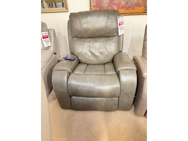 Ultra Cozy Power Leather Recliner Clearance