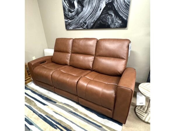 Man Wah Power Leather Reclining Sofa Clearance