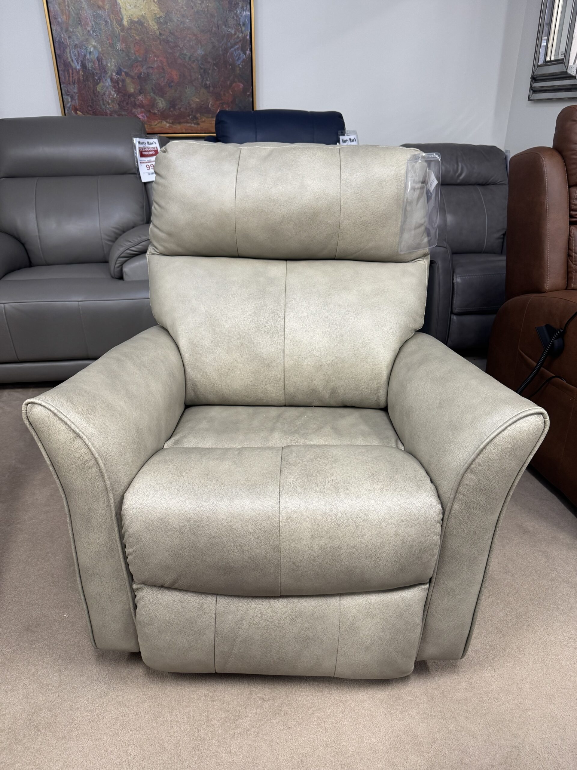 Southern Motion Leather Rocking Recliner