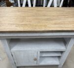 Liberty Kitchen Island With Self Storing Leaf And 4 Swivel Counter Stools - Image 3
