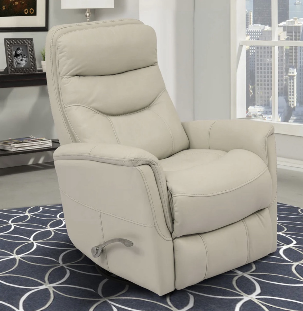 Parker House Leather Swivel Gliding Recliner