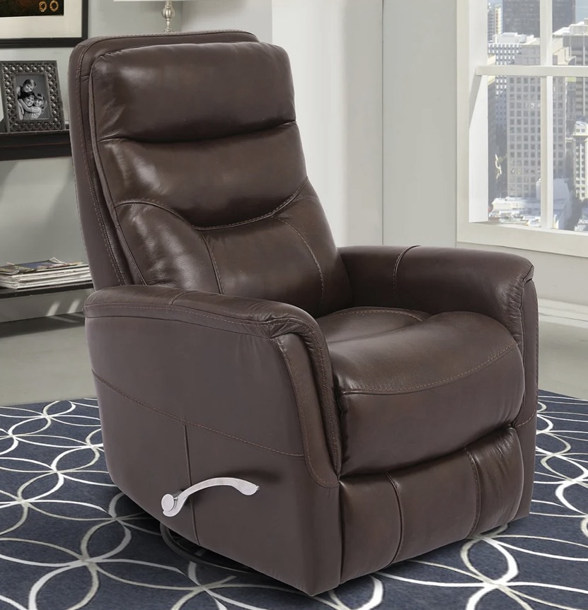 Parker House Leather Swivel Recliner