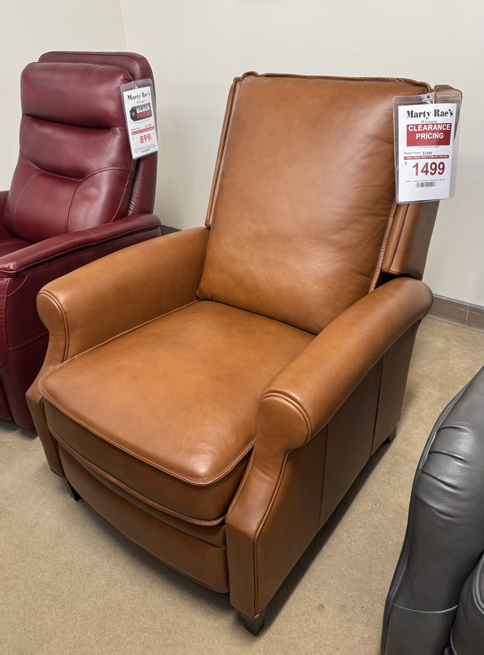 Hi Rock Power Leather Recliner Inv.#16664