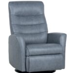 H2 Queen Leather Swivel Gliding Recliner (Large Size) Inv.#13733