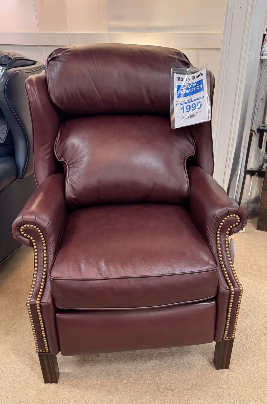 Bradington Young Leather Recliner  🇺🇸 Inv.#2635
