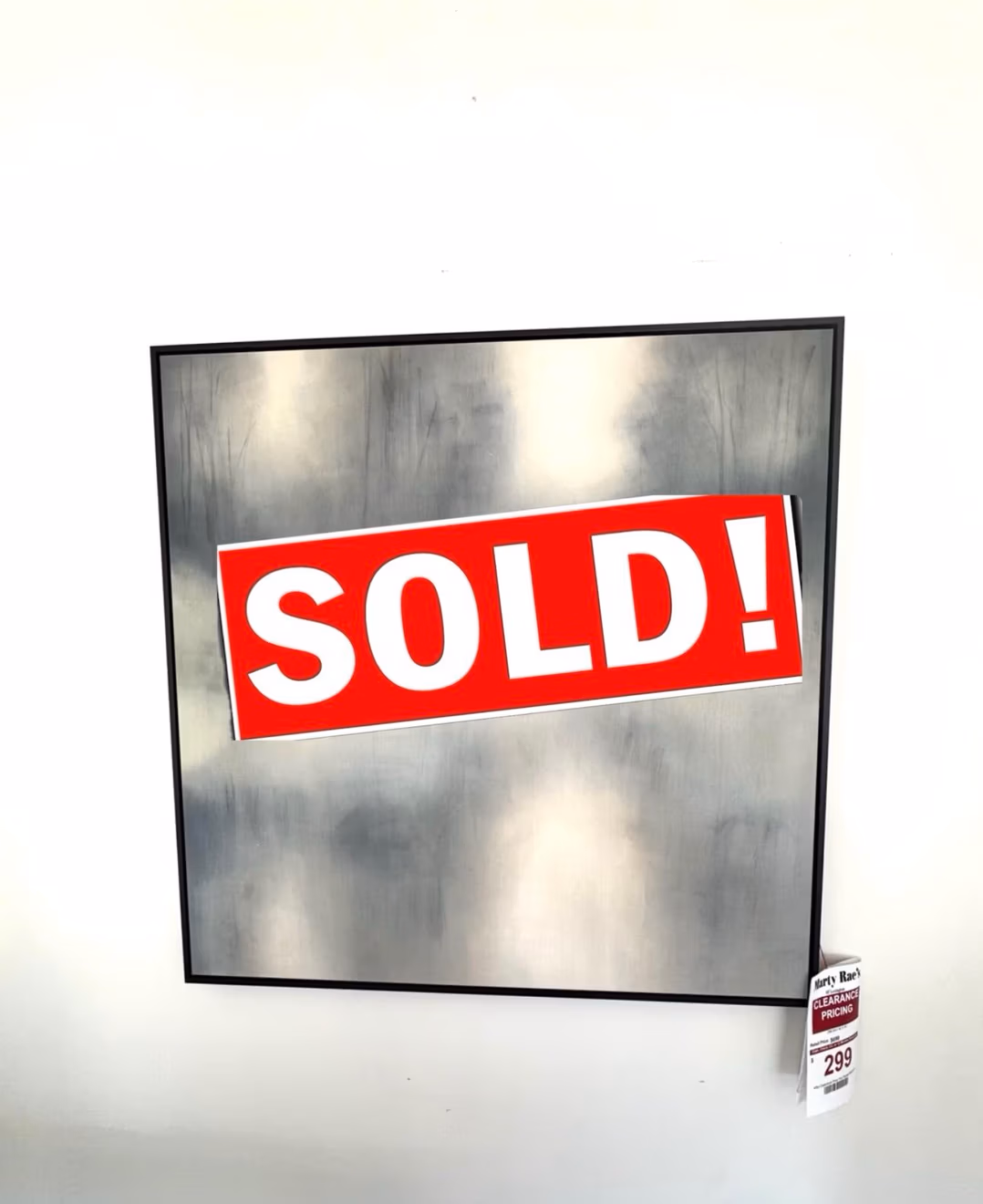 Left Bank Art “Dim Day” 40” x  40”  Canvas Art Inv.#10355