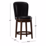 Victoria Wood Stool - Image 9