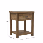 Milligan Wood Nightstand - Image 2