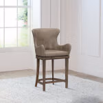 Caydena Wood Stool - Image 2