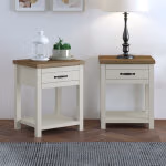 Lancaster Wood Nightstand - Image 3
