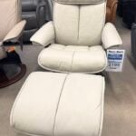 H2 Standard Size Captain Reclining Chair and Ottoman Inv.#18415
