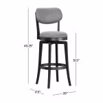 Sloan Wood Stool - Image 9
