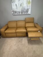 Bassett Furniture Leather Reclining Sofa Inv.#17895 - Image 2